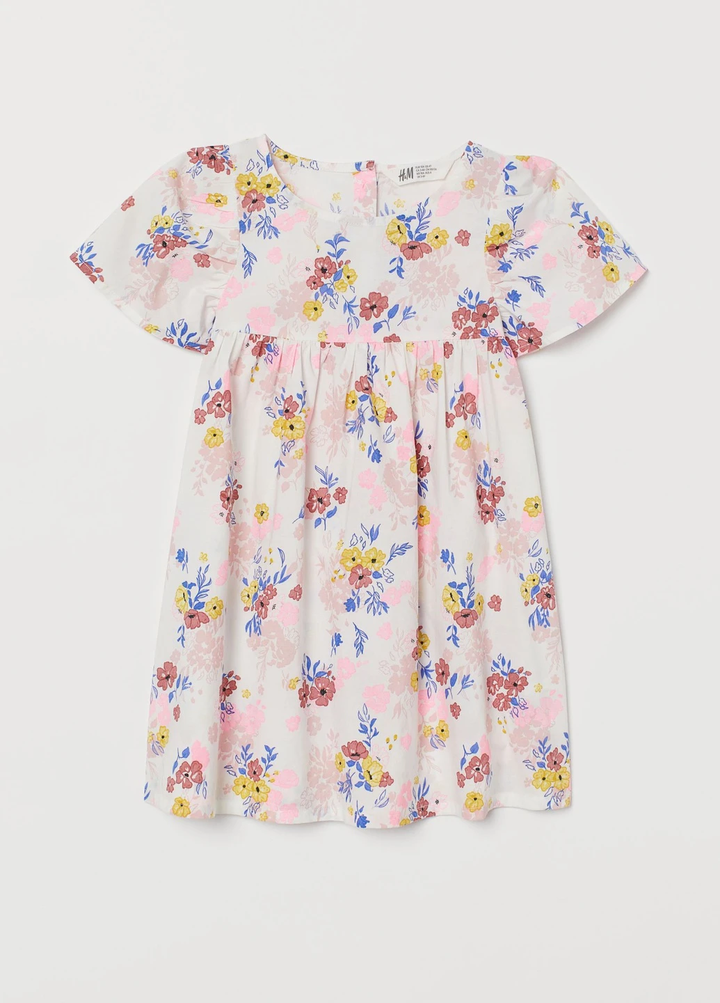 Біла бавовняна сукня H&M (251998971)