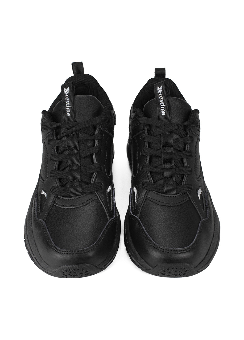 Черные демисезонные кроссовки Restime