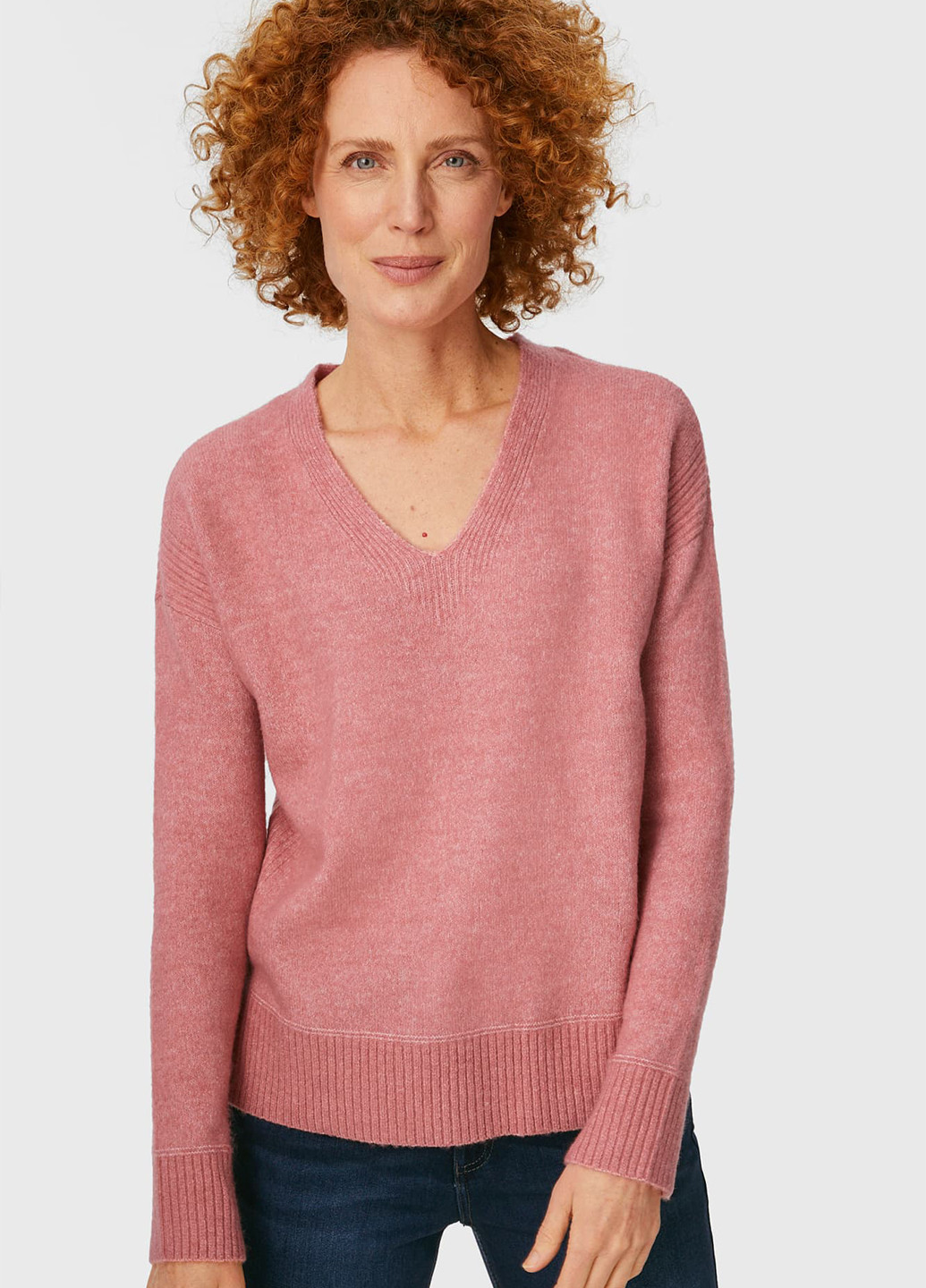 Рожевий демісезонний пуловер пуловер C&A