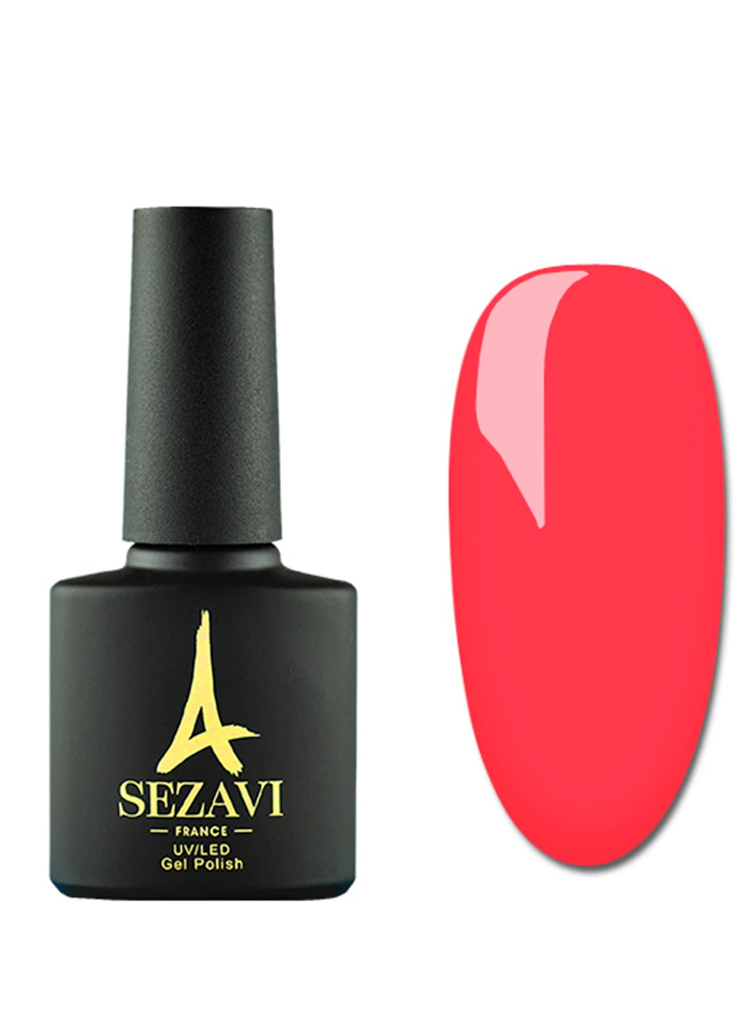 ГЕЛЬ-ЛАК Macaron №MC70 (ярко кораловий, емаль), 8мл SEZAVI (215313055)