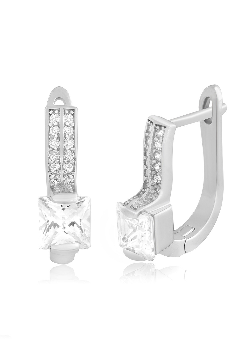 Срібні сережки з фіанітами ск2ф / 389 Silvex925 (201169033)