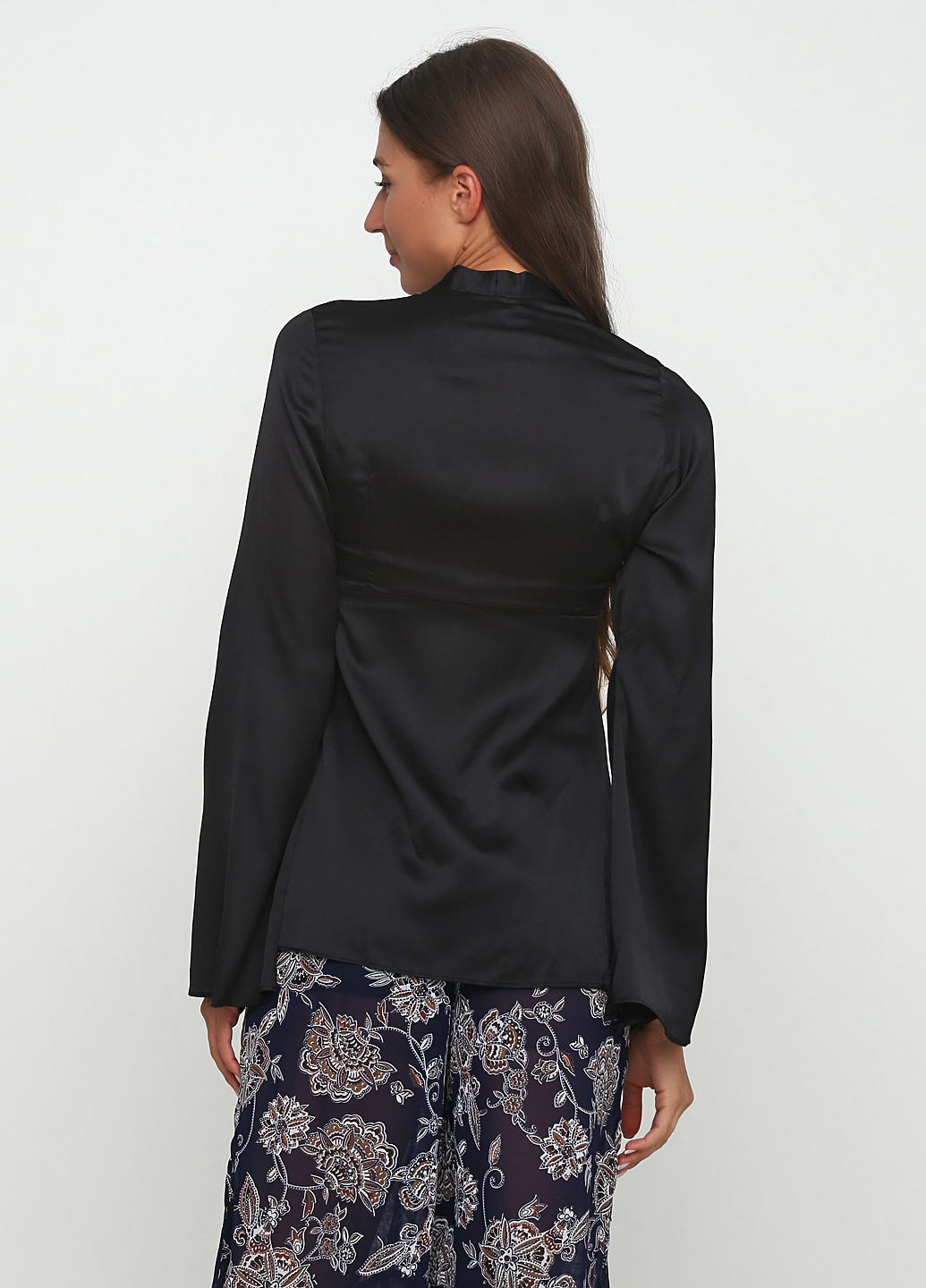 Черная демисезонная блуза Boohoo Boutique