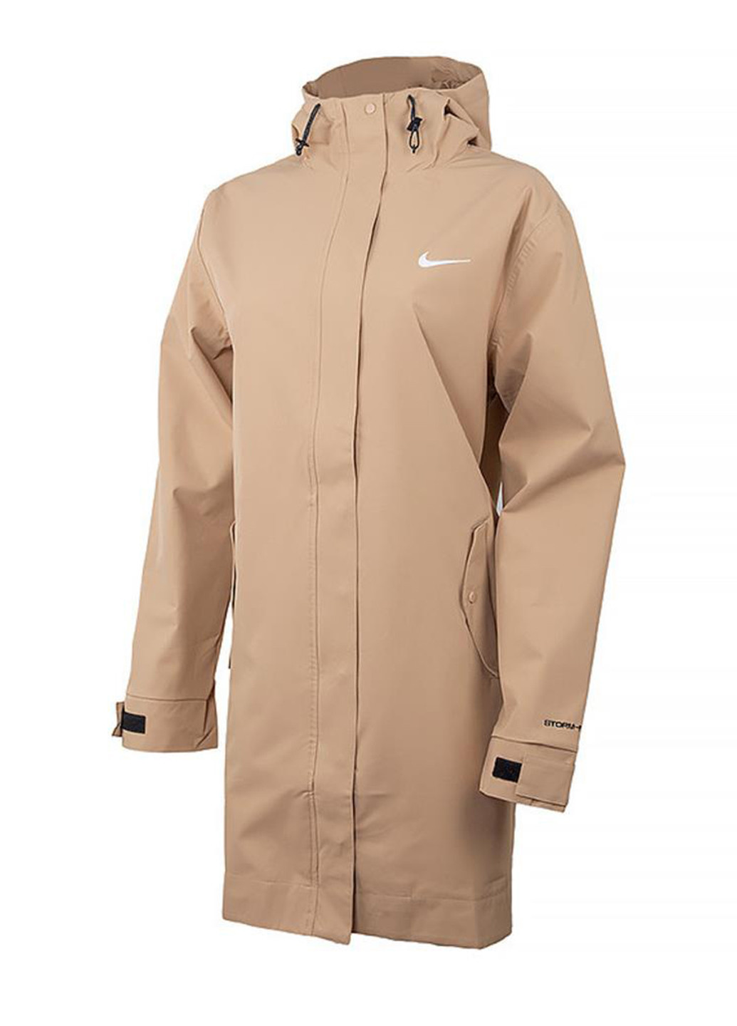 Бежева демісезонна куртка dm6245-200 Nike W Nsw Essntl Sf Wvn Prka Jkt Beige