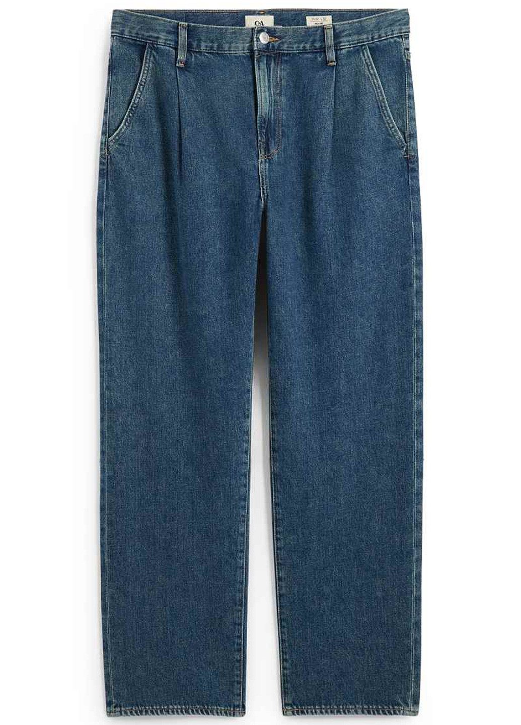 Синие демисезонные мешковатые джинсы C&A