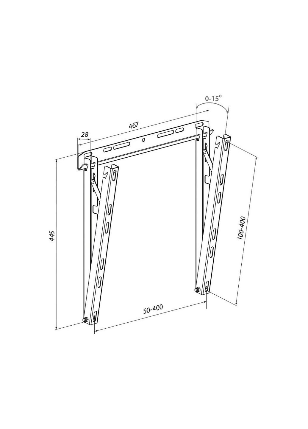 Кронштейн WMO-6341N KSL (253442405)