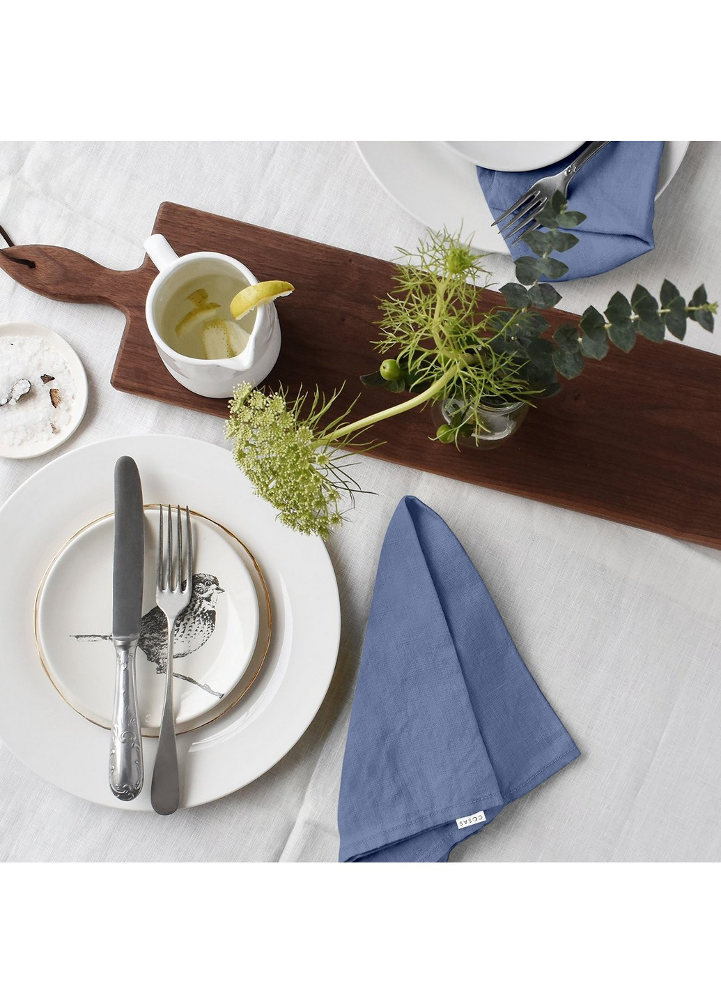 Набор из 2-х тканевых салфеток 35х35 Ranfors Dark Blue (4822052073131) Cosas (252409188)