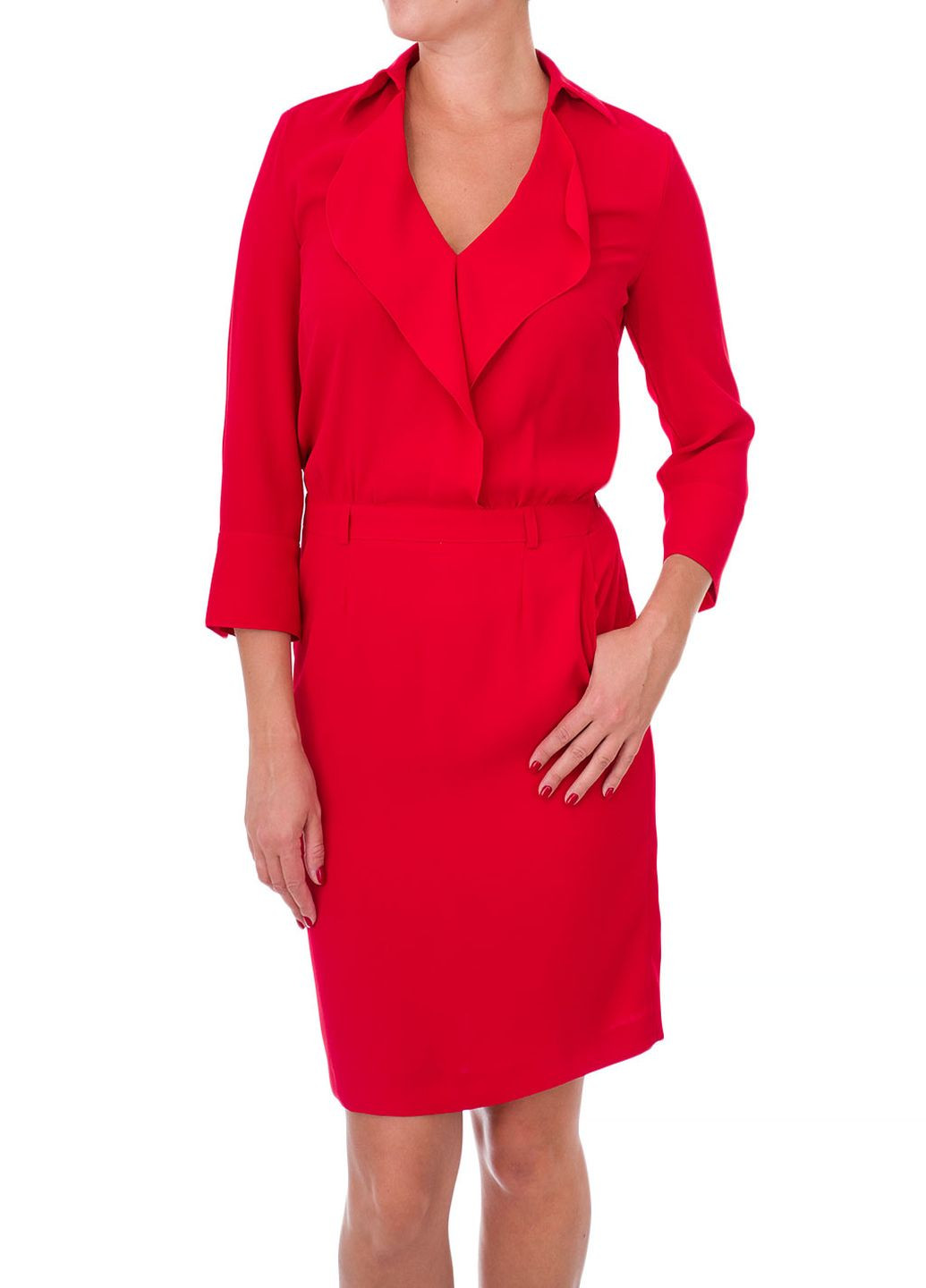Красное кэжуал платье Marc Aurel