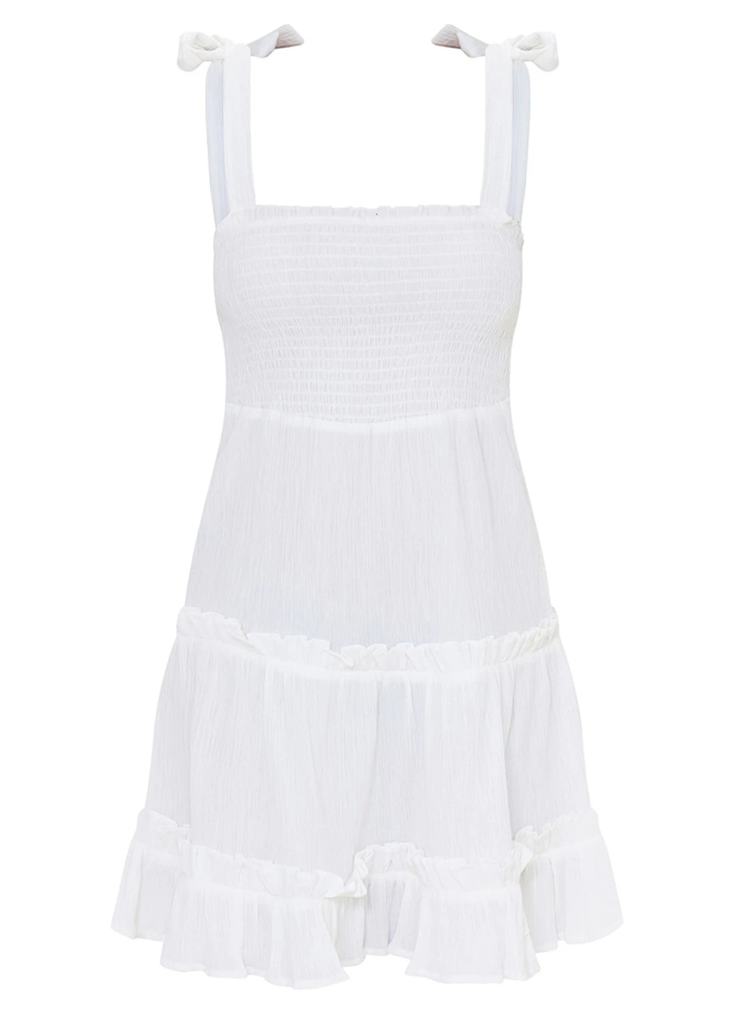 Летний женский сарафан PrettyLittleThing однотонный