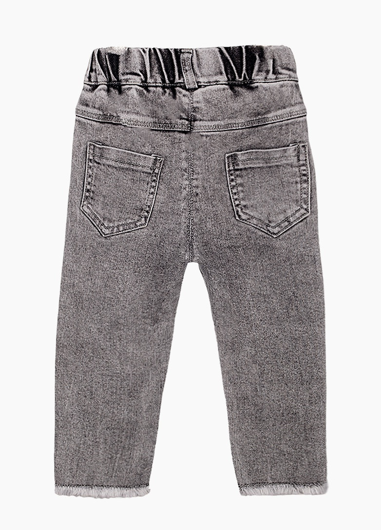 Серые демисезонные джинсы 2166 104 серый (2000904314645) Kai-Kai