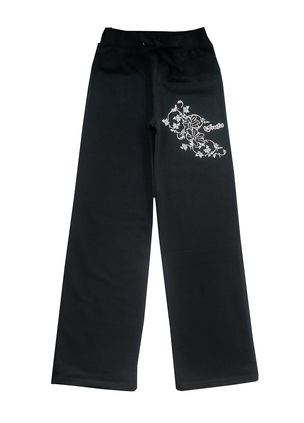 Черные кэжуал демисезонные брюки AV Style