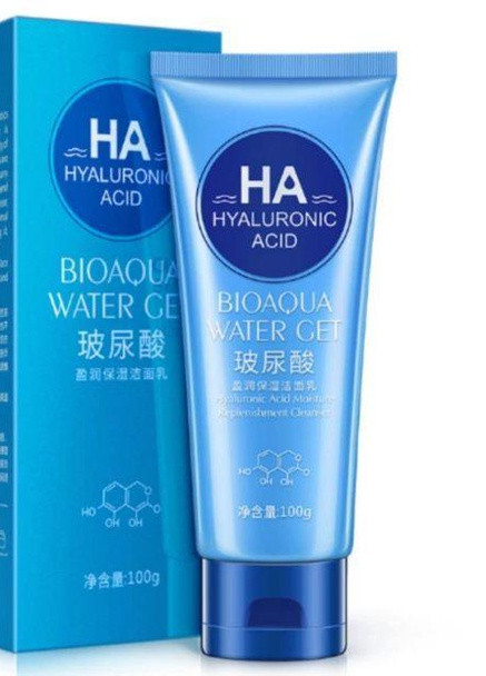 Пенка для умывания Hyaluronic Acid Water Get с гиалуроновой кислотой, 100 г Bioaqua