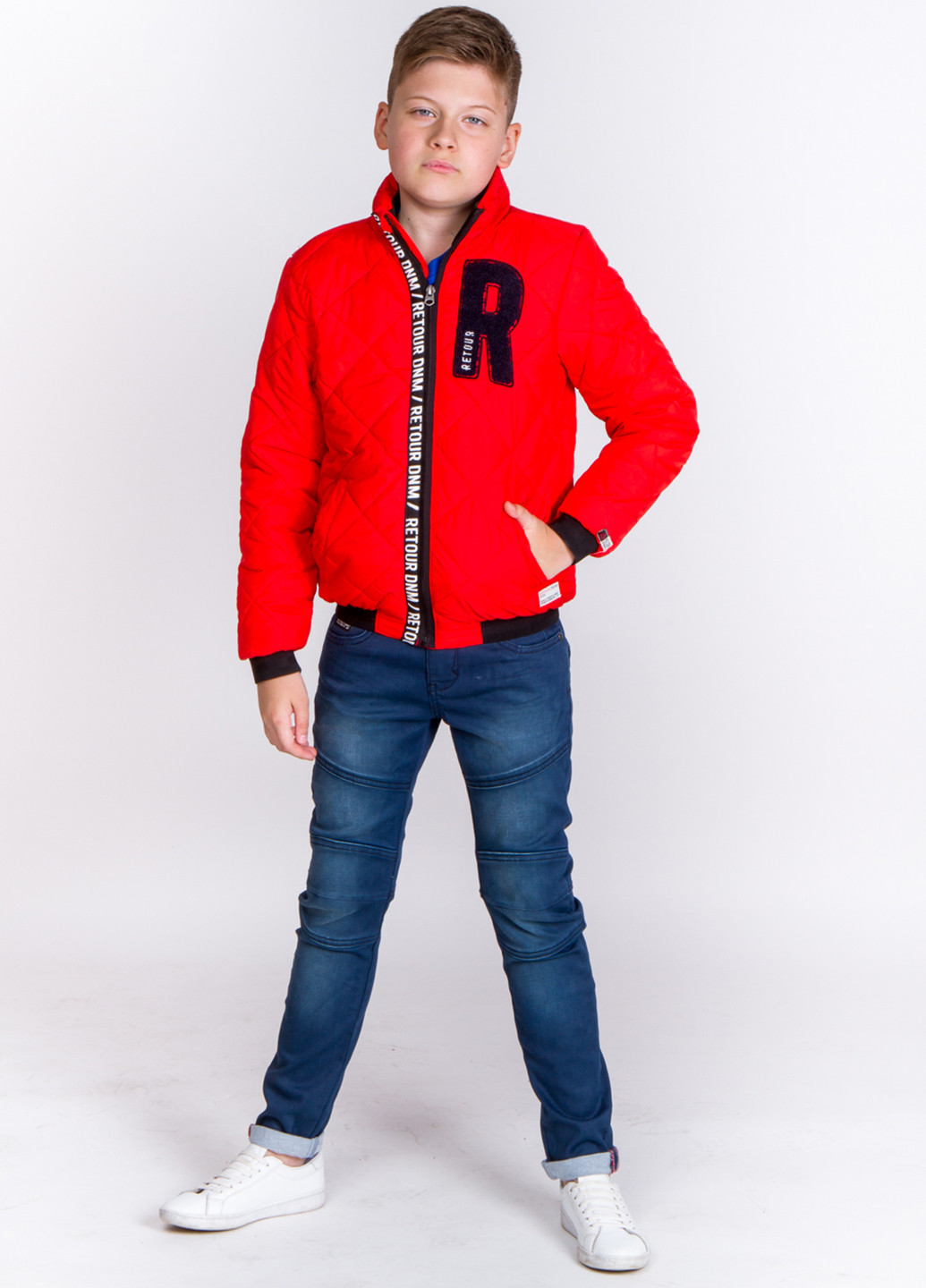 Красная зимняя куртка Retour Jeans
