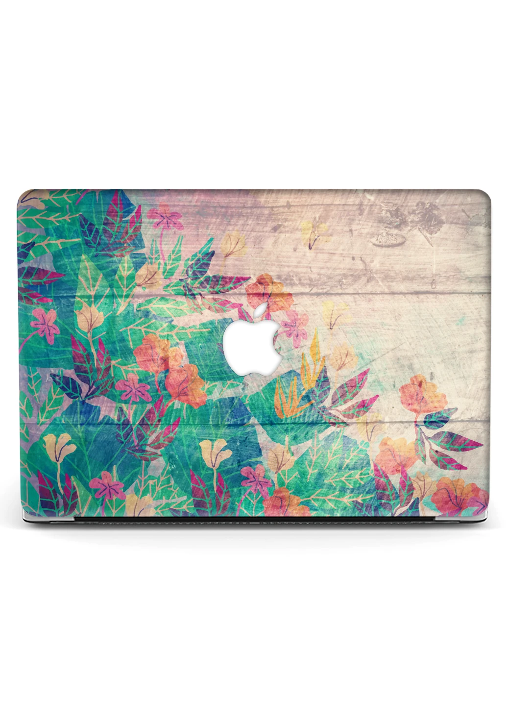 Чехол пластиковый для Apple MacBook Pro 15 A1707 / A1990 Лес и цветы (Wood & Flowers) (9649-1907) MobiPrint (218505432)