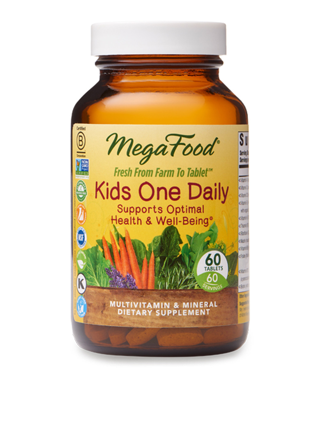 Детские ежедневные витамины (60таб.) MegaFood (251206095)
