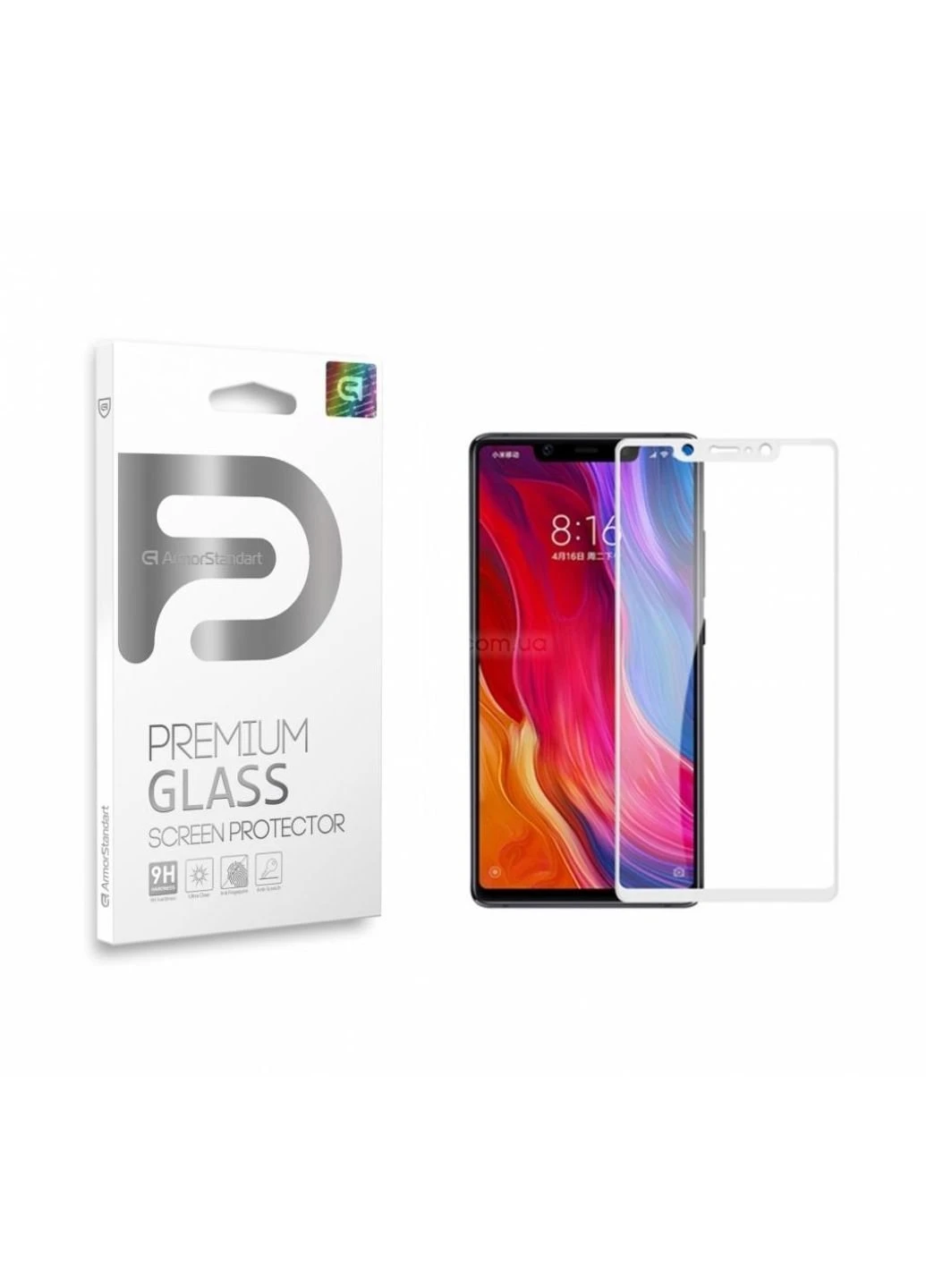Стекло защитное для Xiaomi Mi 8 SE White (ARM52301) ArmorStandart (252371110)