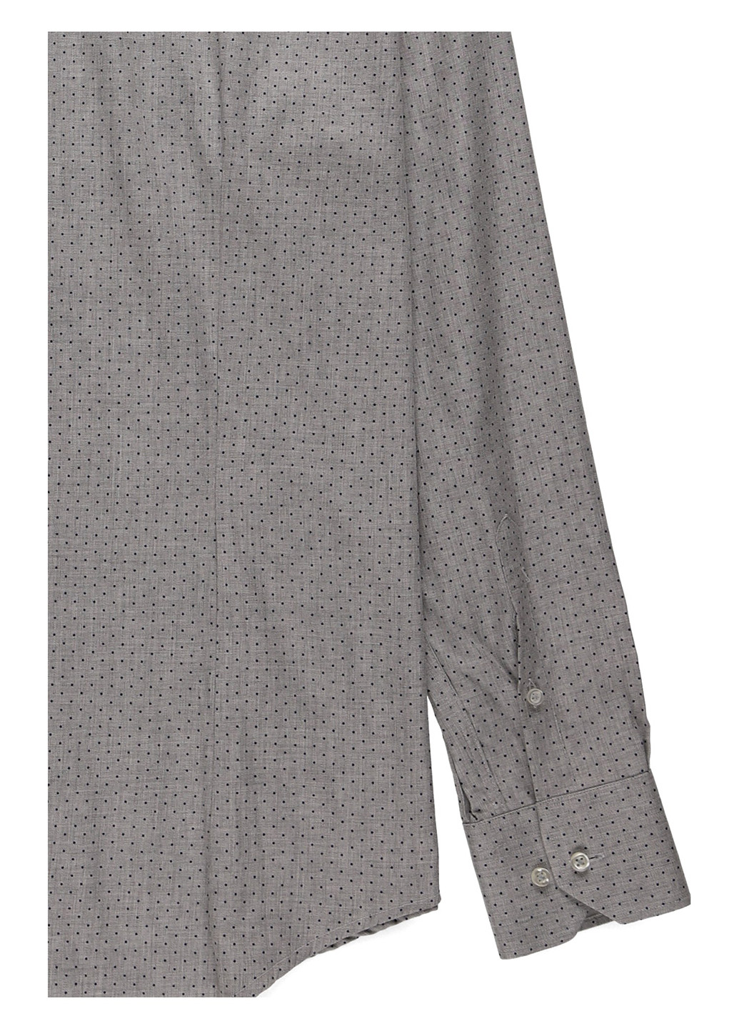 Серая классическая, кэжуал рубашка в горошек Nazarenogabrielli