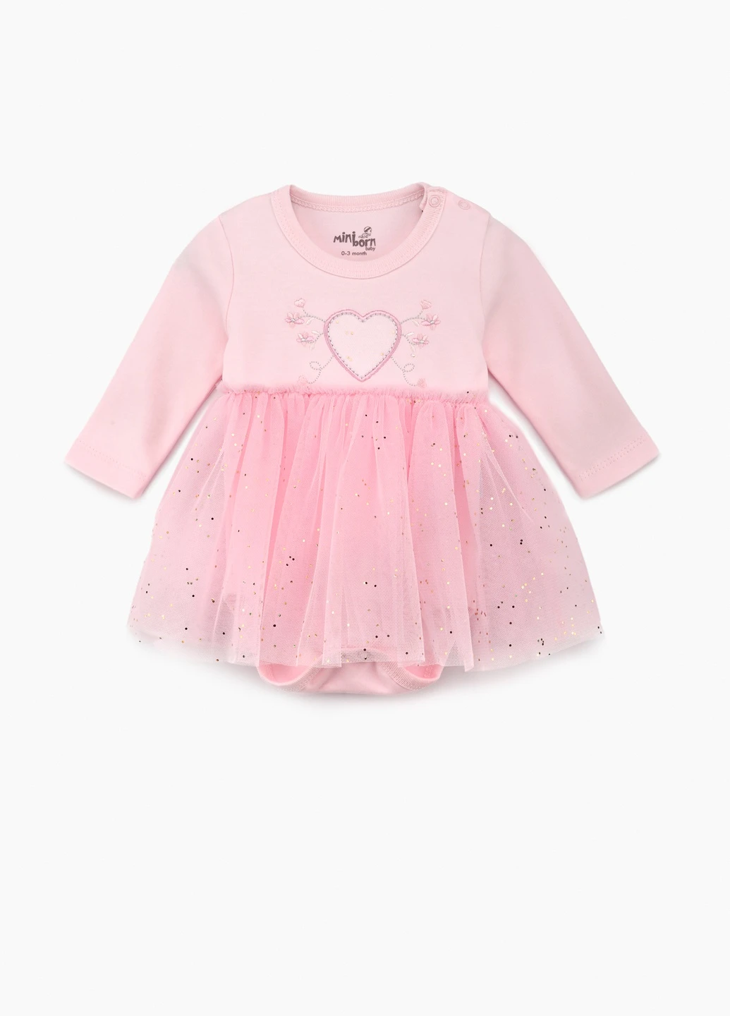 Рожева сукня-боді Mini born (254063452)