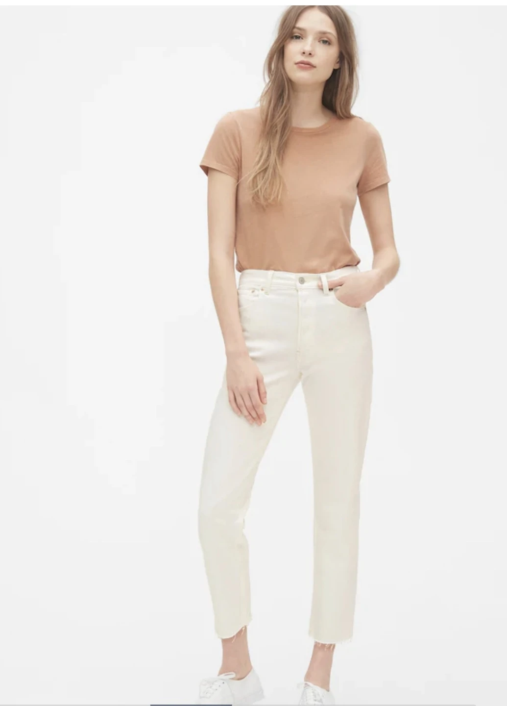 Джинси high waisted straight crop jeans Gap - (219725108)