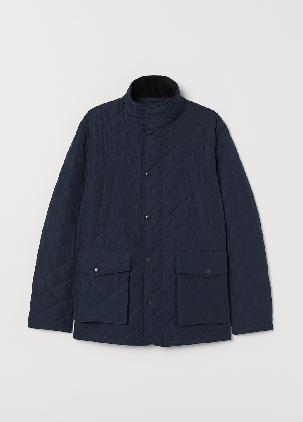 Темно-синя демісезонна куртка H&M