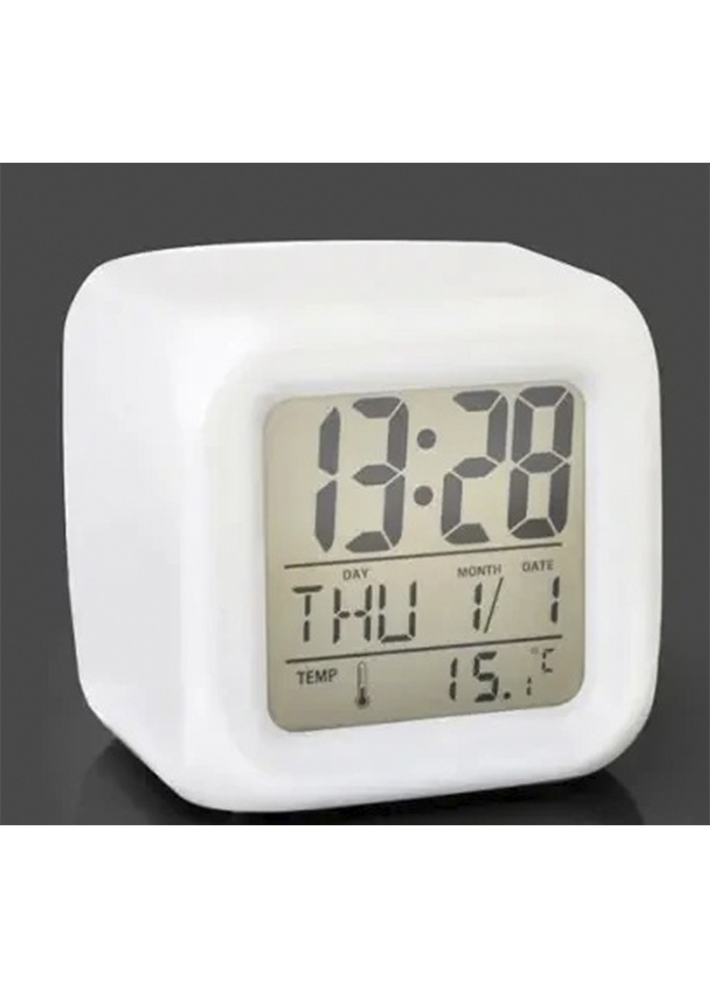 Часы хамелеон CX 508 с термометром будильником и подсветкой Led (255297629)