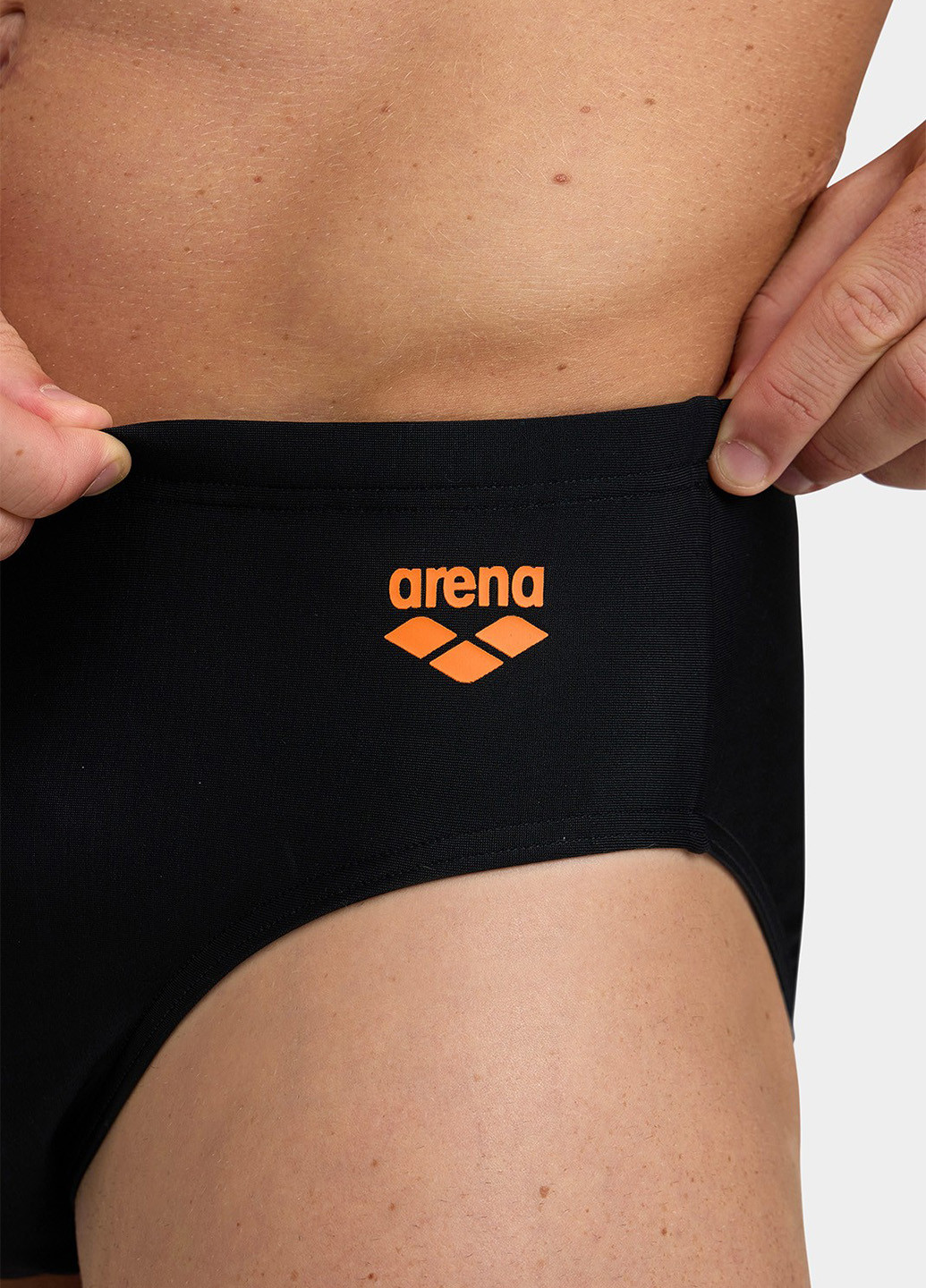 Мужские черные пляжные плавки брифы Arena