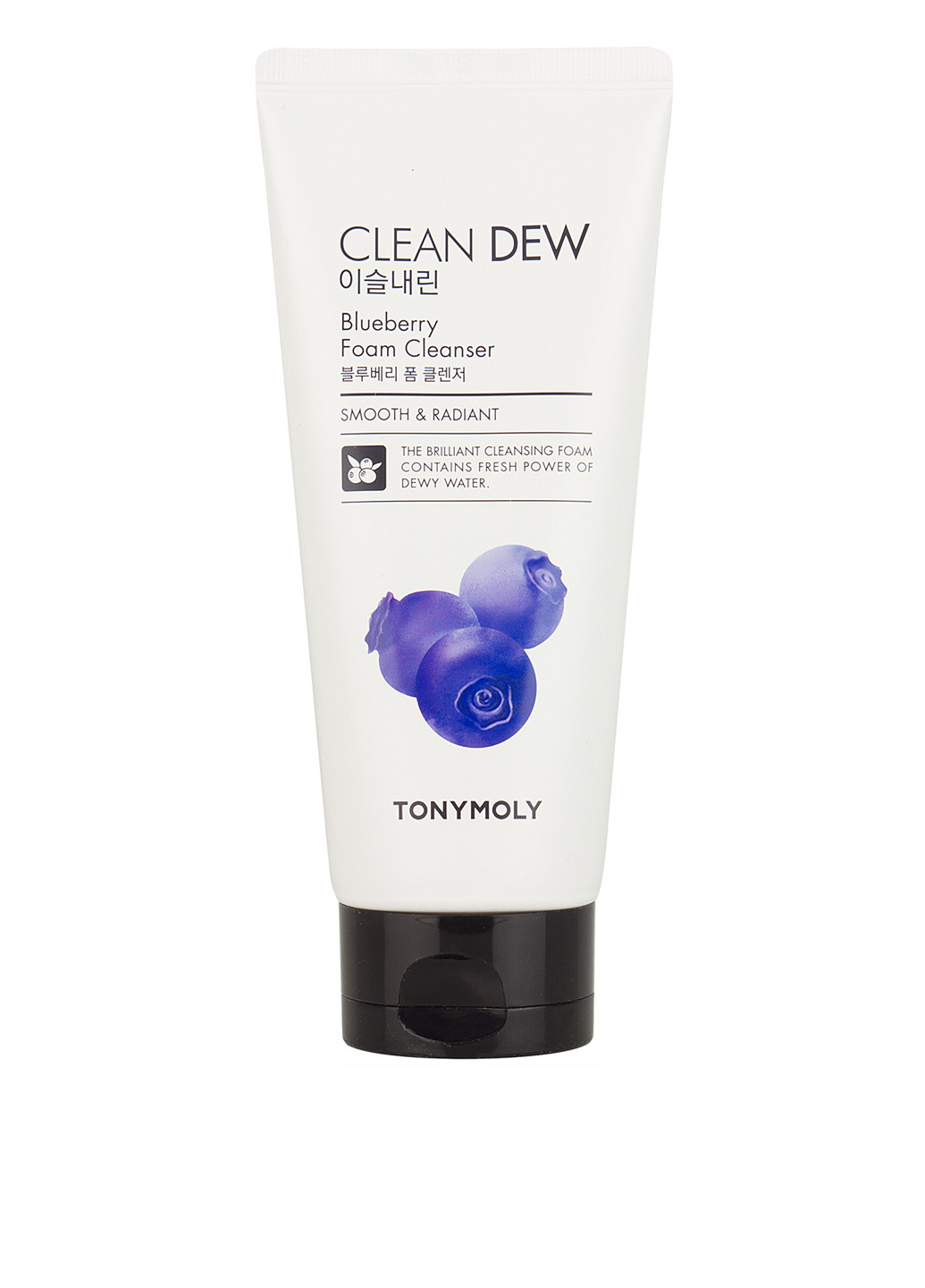 Пенка для умывания Clean Dew Blueberry Foam Cleanser, 180 мл Tony Moly (184255767)