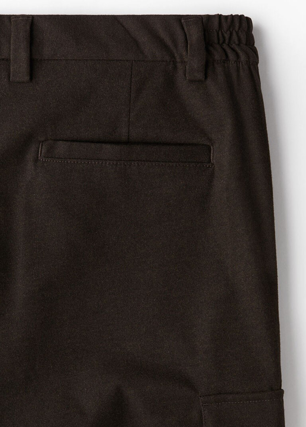 Темно-коричневые кэжуал демисезонные карго брюки H&M