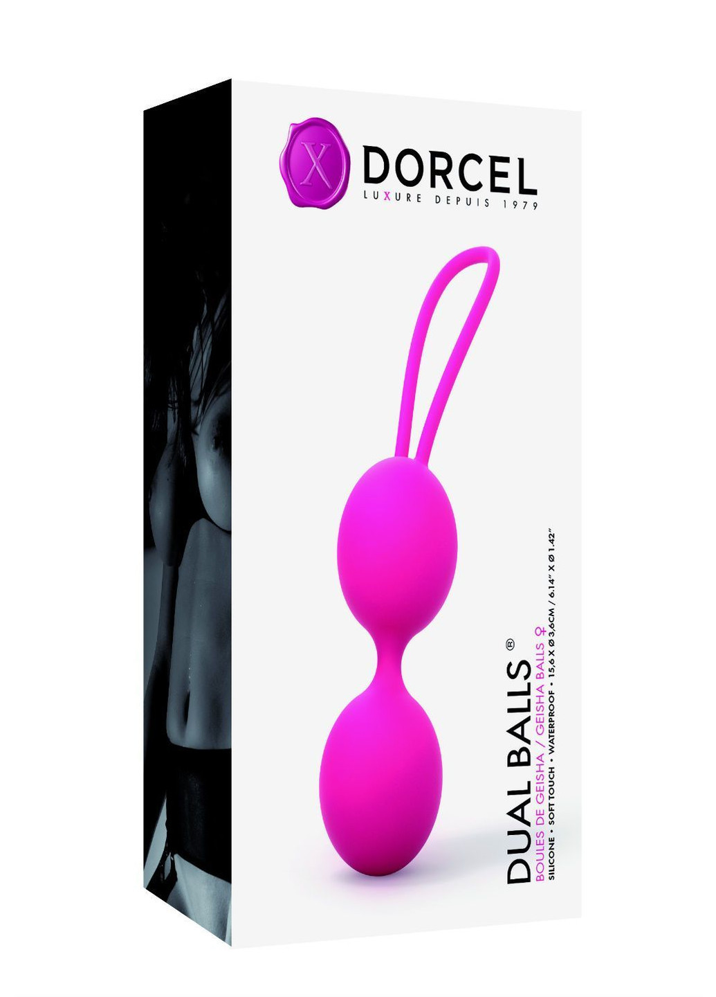 Вагінальні кульки Dual Balls Magenta Dorcel (251903325)