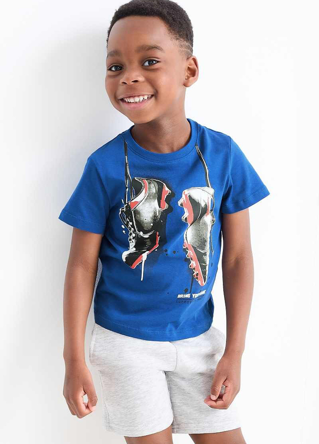 Синя літня футболка C&A