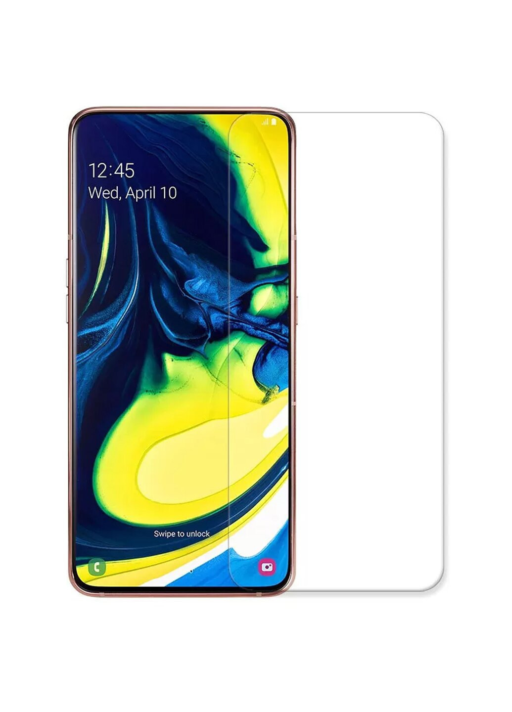 Защитное стекло для Samsung A80/A90 прозрачное CAA (242228854)