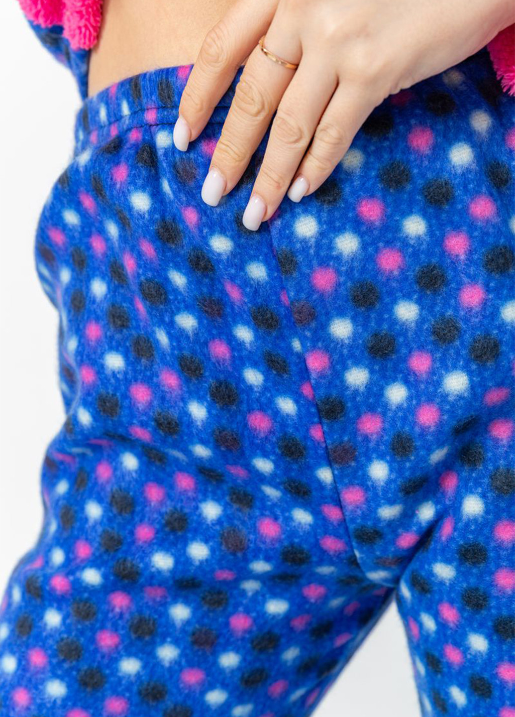 Розовая зимняя пижама (свитшот, брюки) Ager