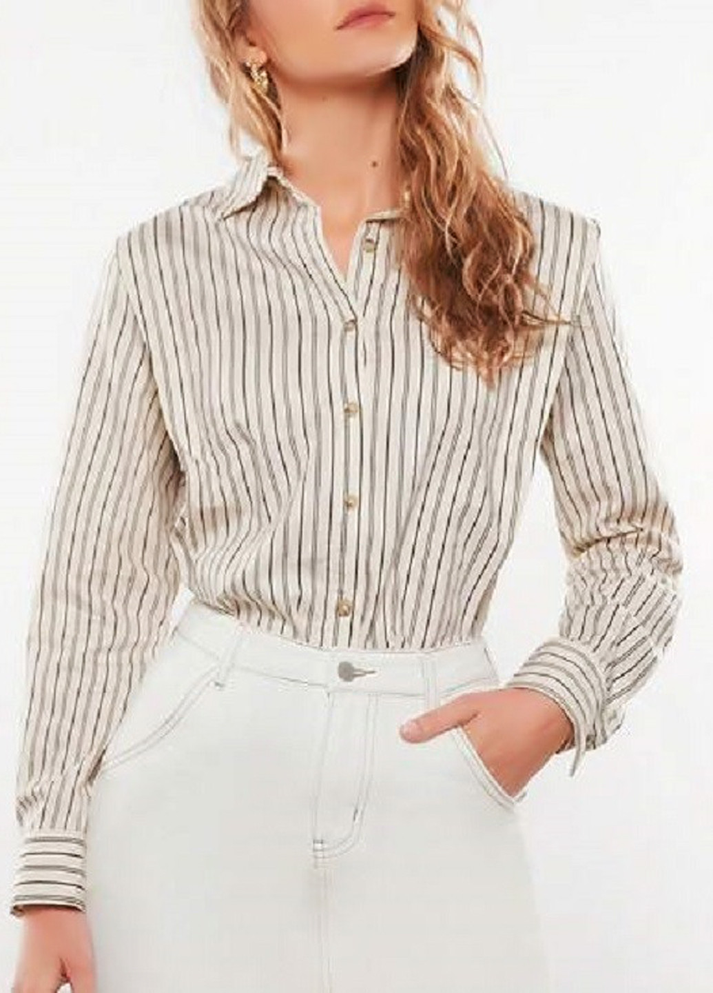 Комбинированная блуза SHEIN