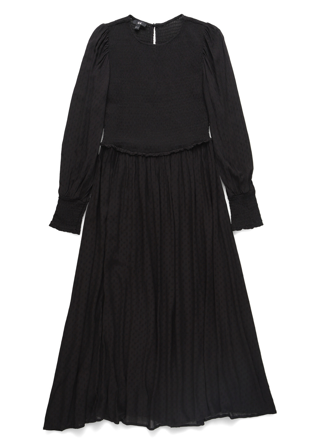 Чорна кежуал сукня кльош C&A однотонна