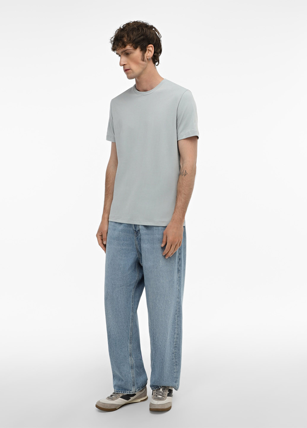 Сіро-зелена футболка Promin