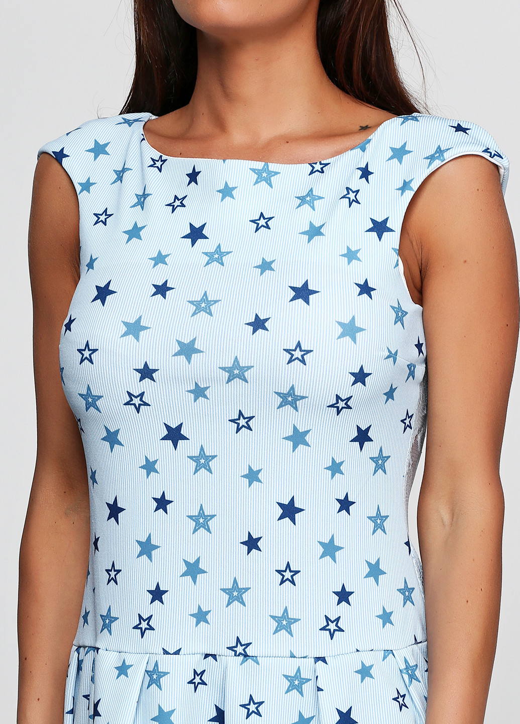 Голубое кэжуал платье Rinascimento звезды
