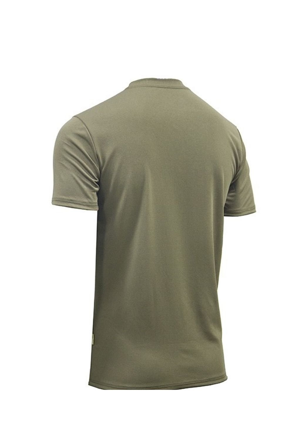 Хакі (оливкова) футболка чоловіча тактична потовідвідна кулмакс coolmax зсу s 6608 хакі No Brand