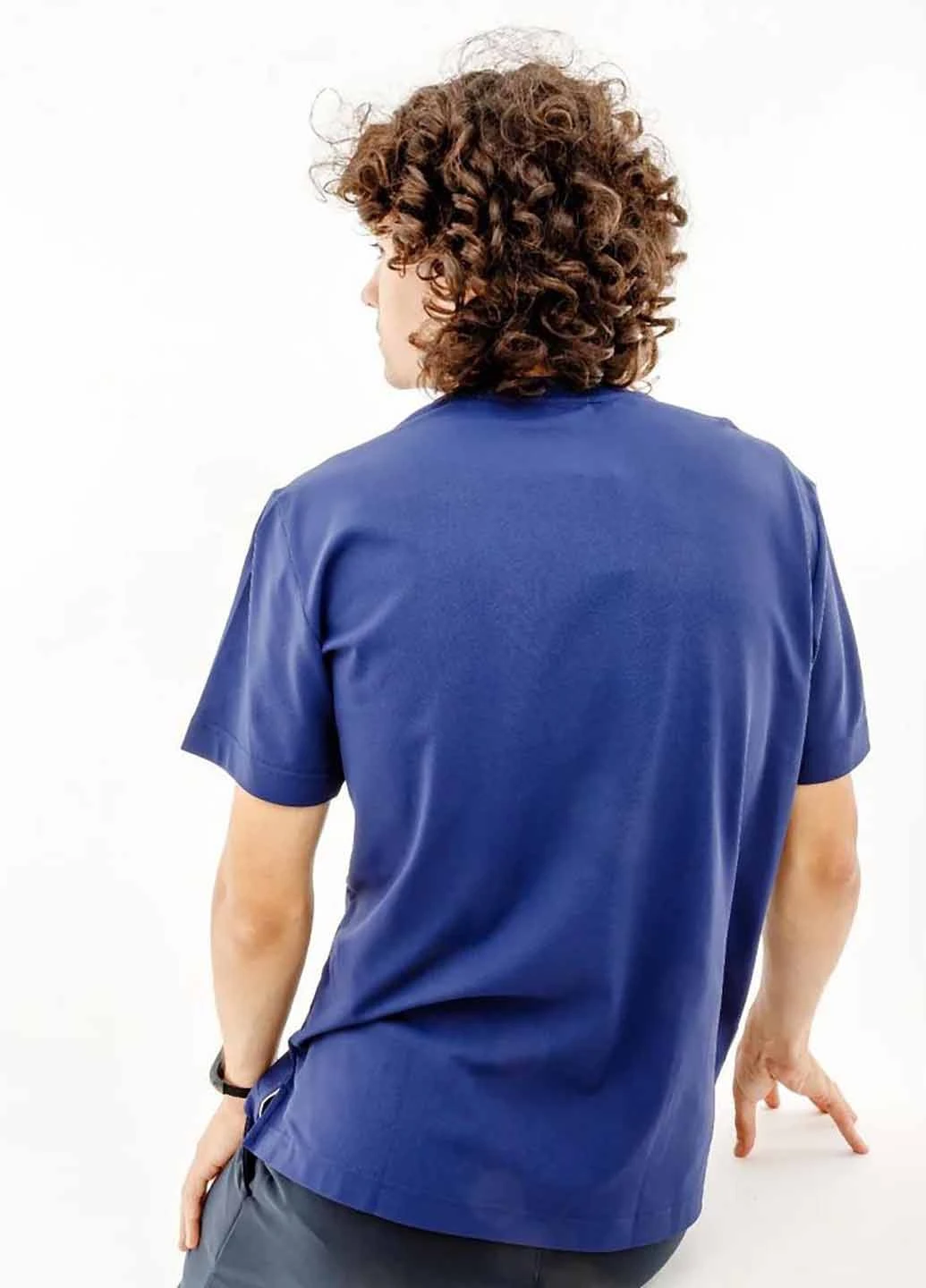 Синяя футболка lsuts0003-842a Australian Easy Tech Pique T-Shirt R-Fit Blue