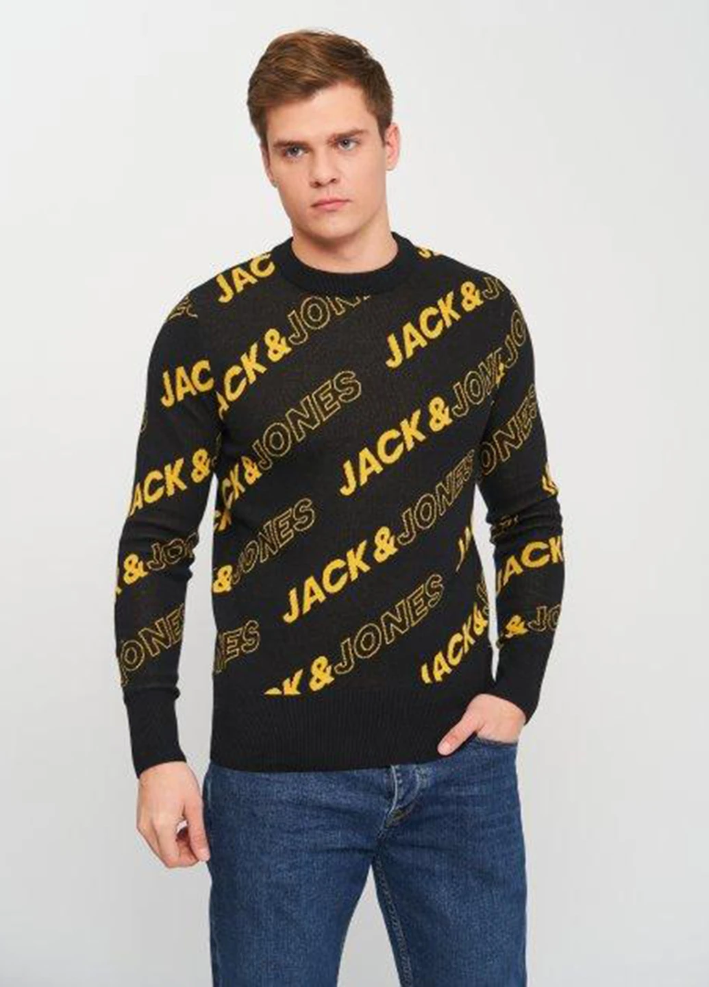 Чорний демісезонний джемпер джемпер JACK&JONES