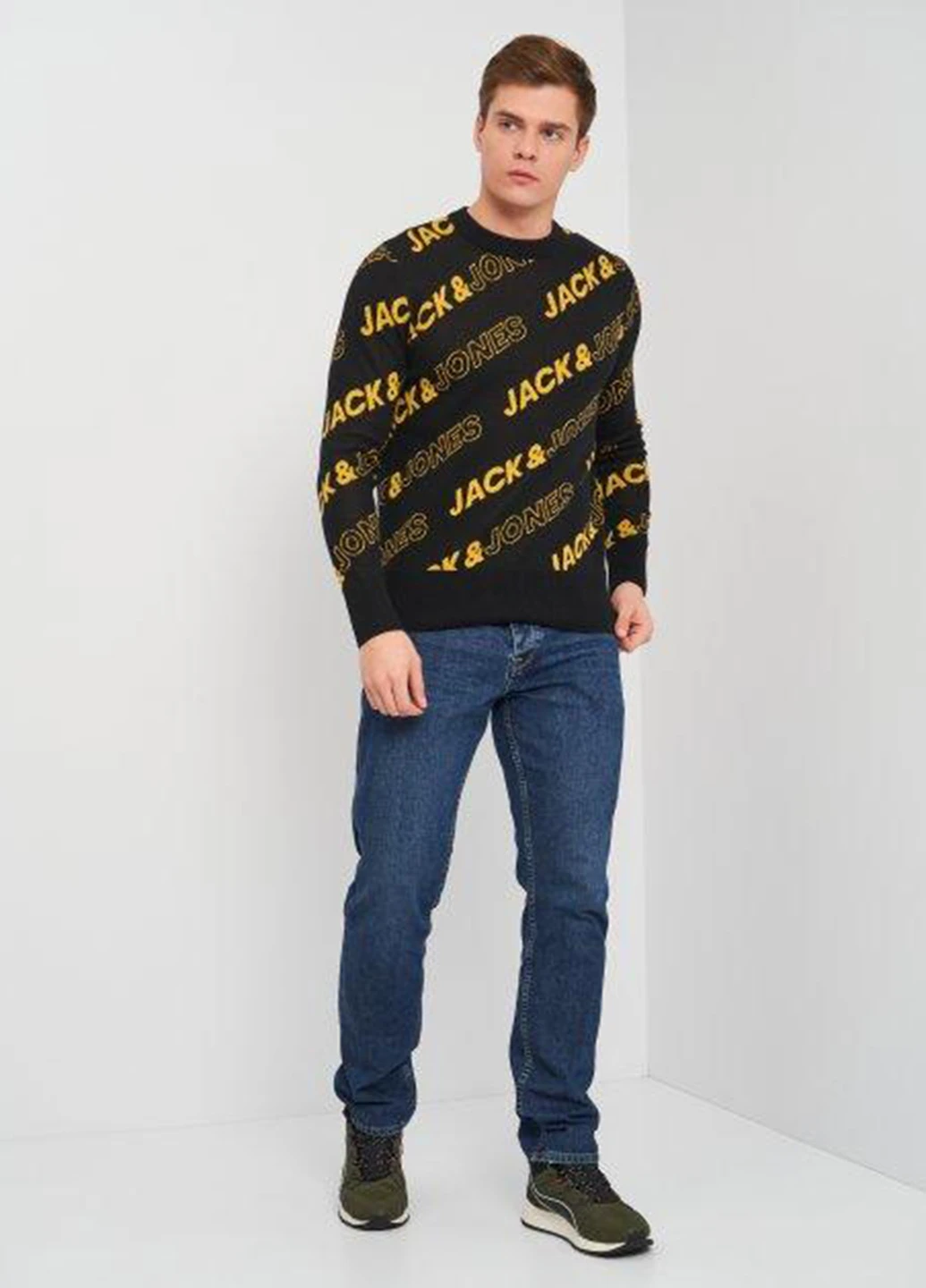 Чорний демісезонний джемпер джемпер JACK&JONES