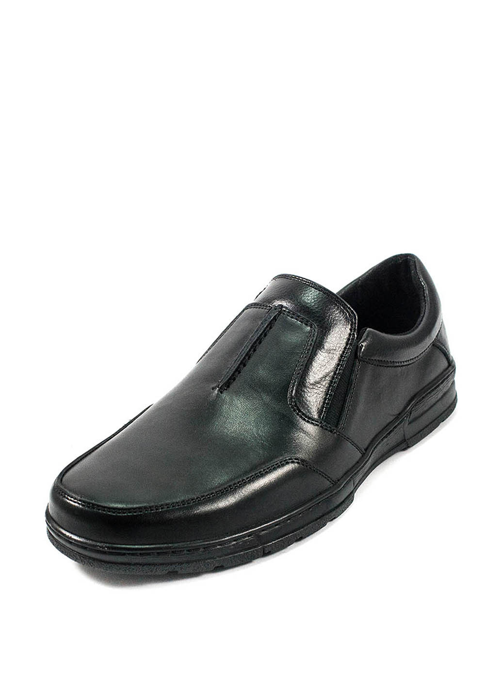 Черные классические туфли Bastion на резинке