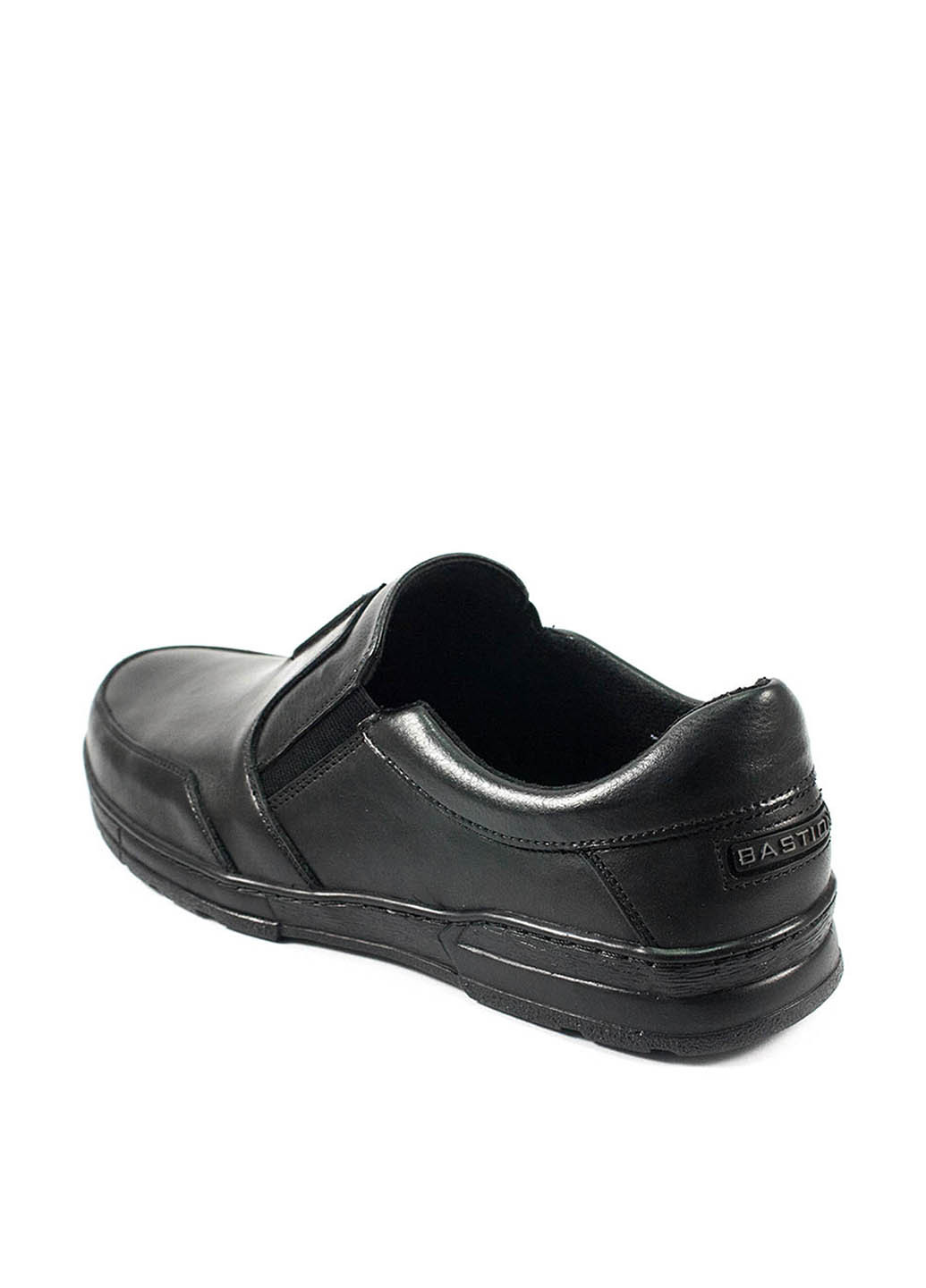 Черные классические туфли Bastion на резинке