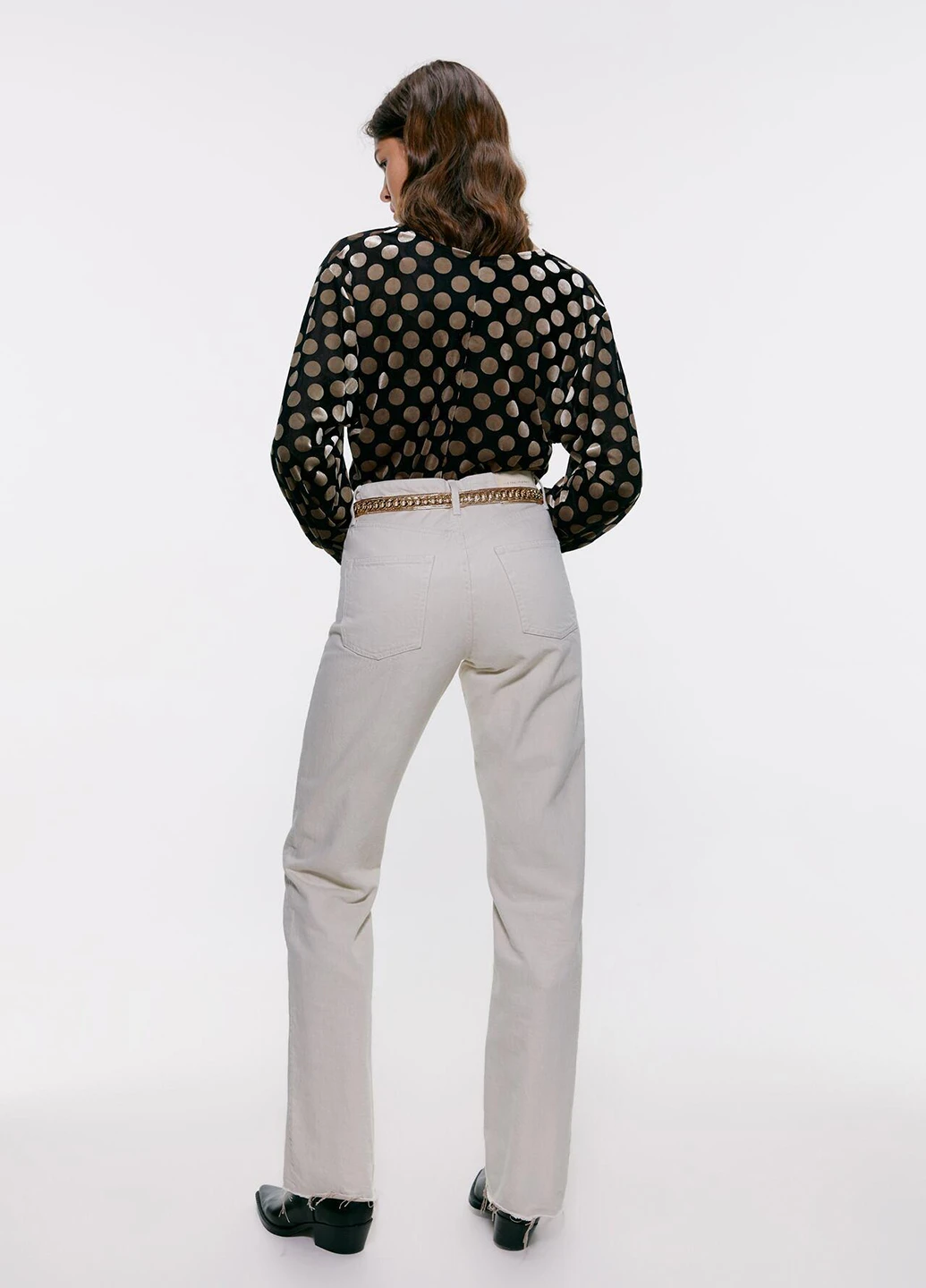 Чёрная блуза Zara