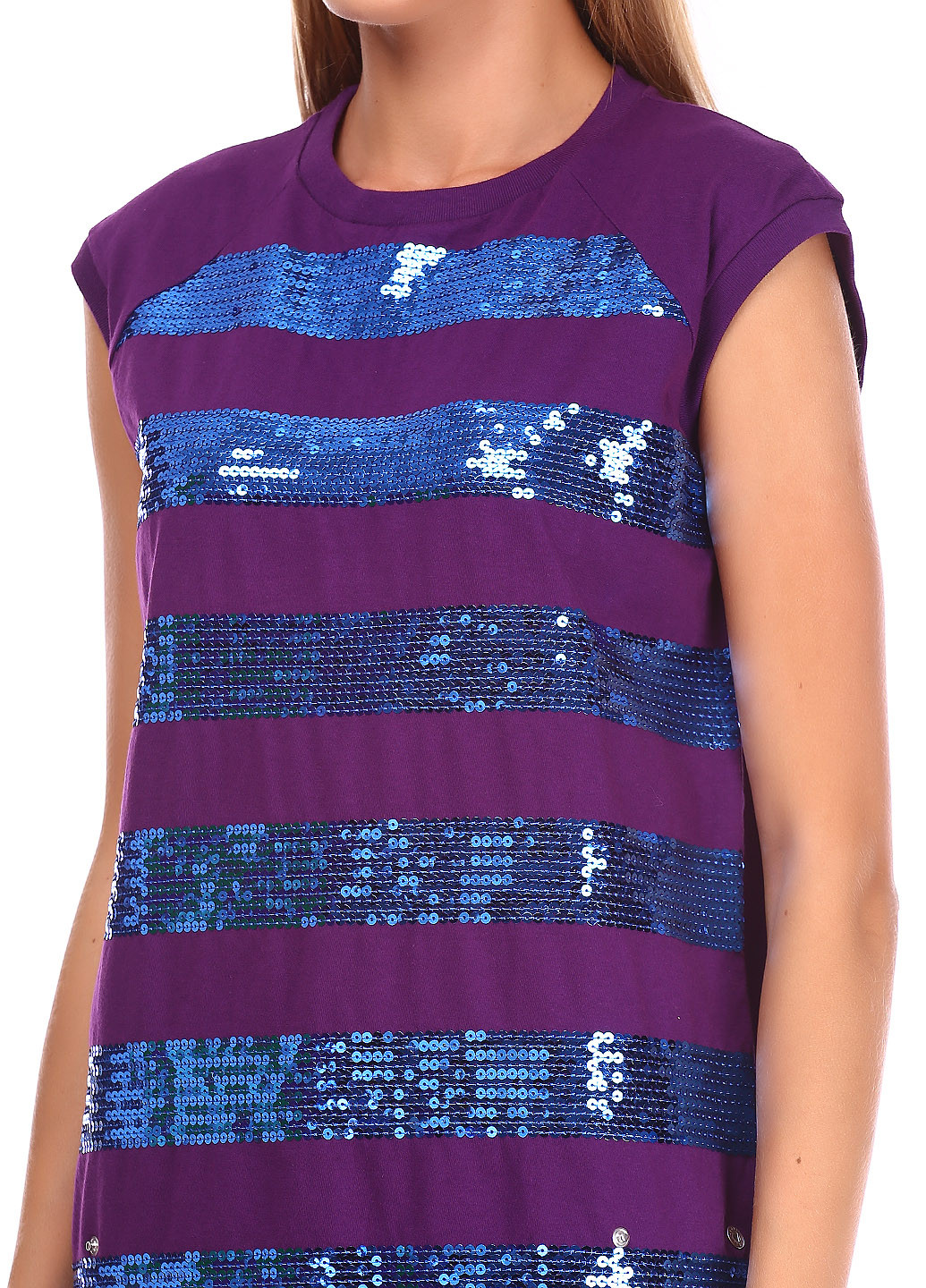 Фиолетовое кэжуал платье Pharmacy Industry однотонное