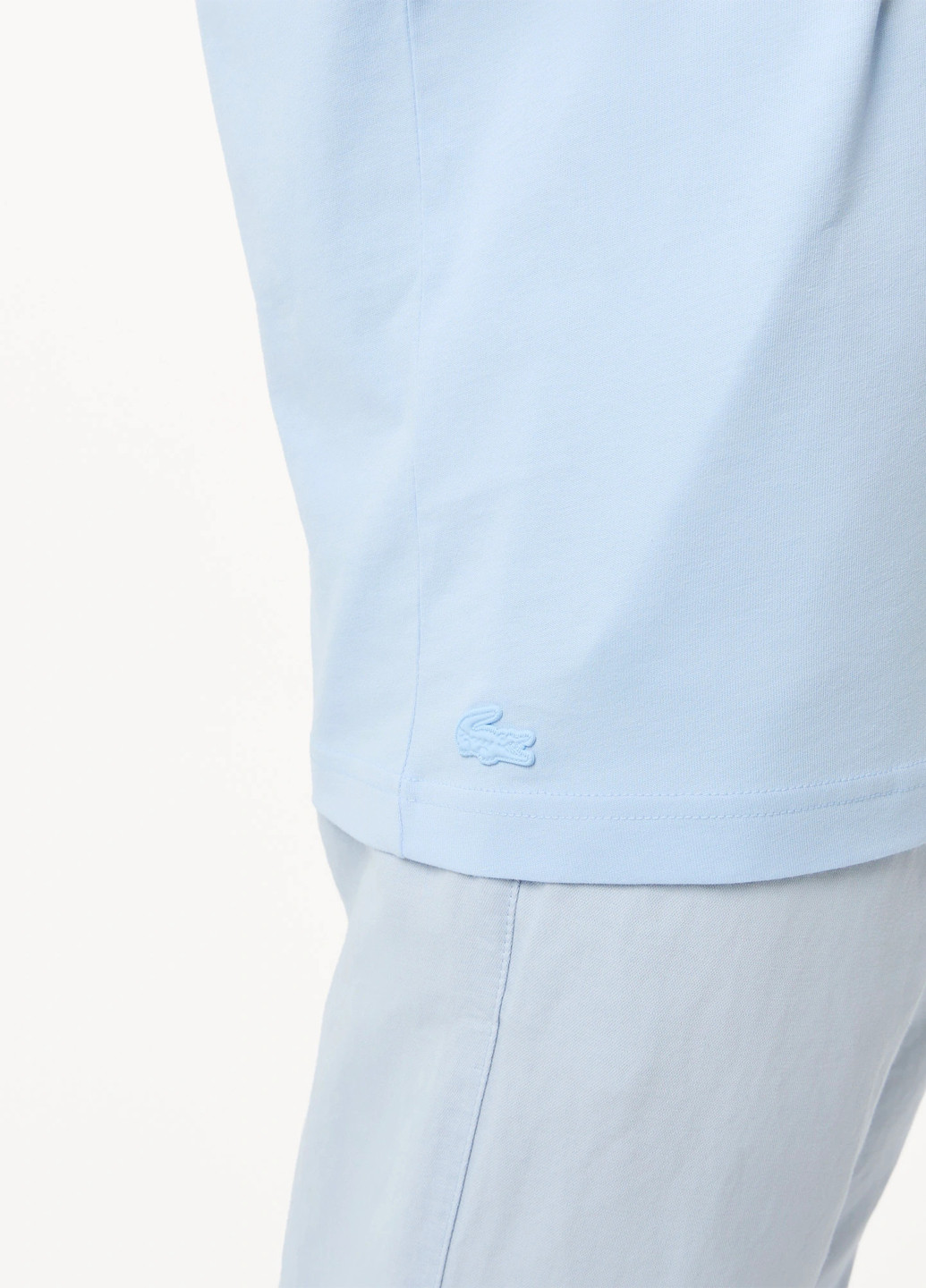 Голубая футболка Lacoste