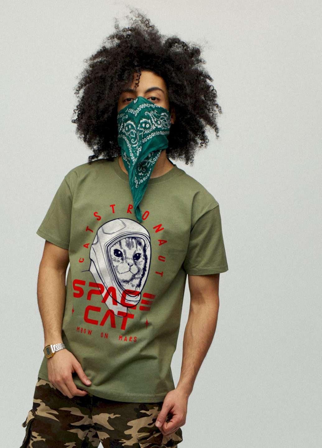 Хакі (оливкова) футболка чоловіча YAPPI