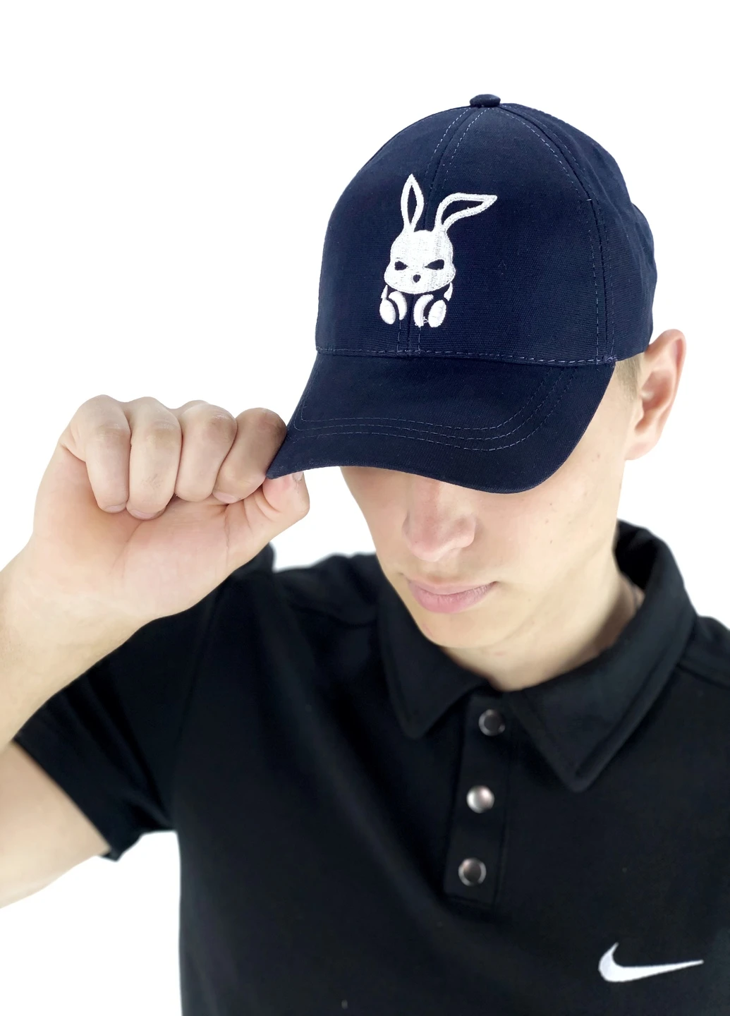 Кепка bunny logo синя One size Intruder (208783895)