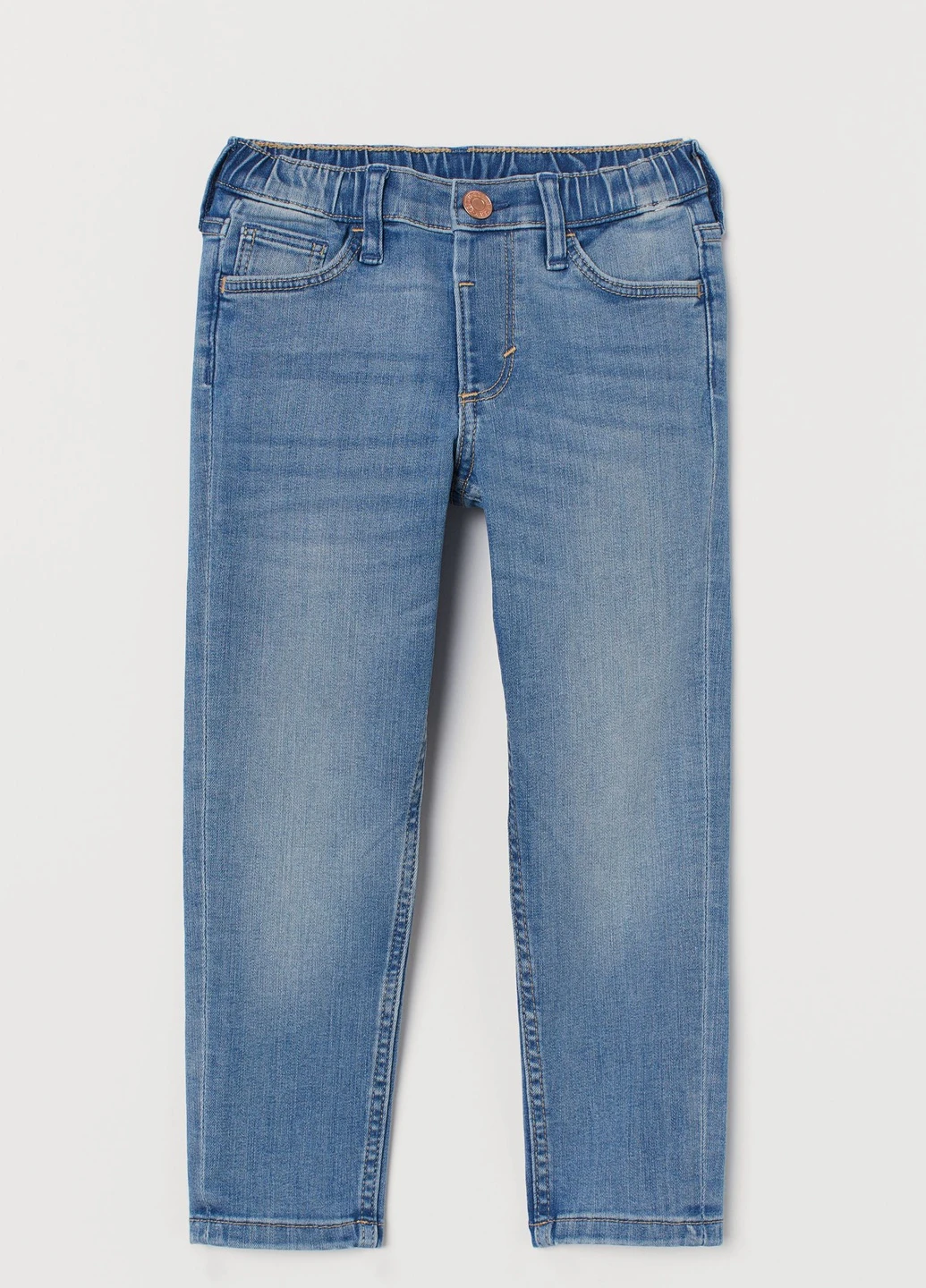 Синие демисезонные джинсы H&M