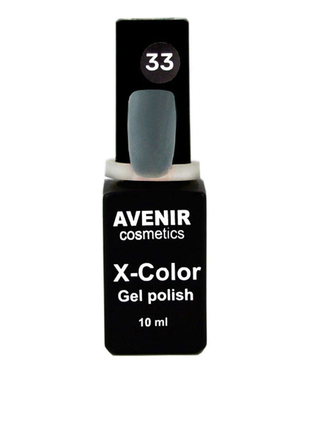 Гель-лак для нігтів X-Color №033 Mr Grey AVENIR Cosmetics (88099143)