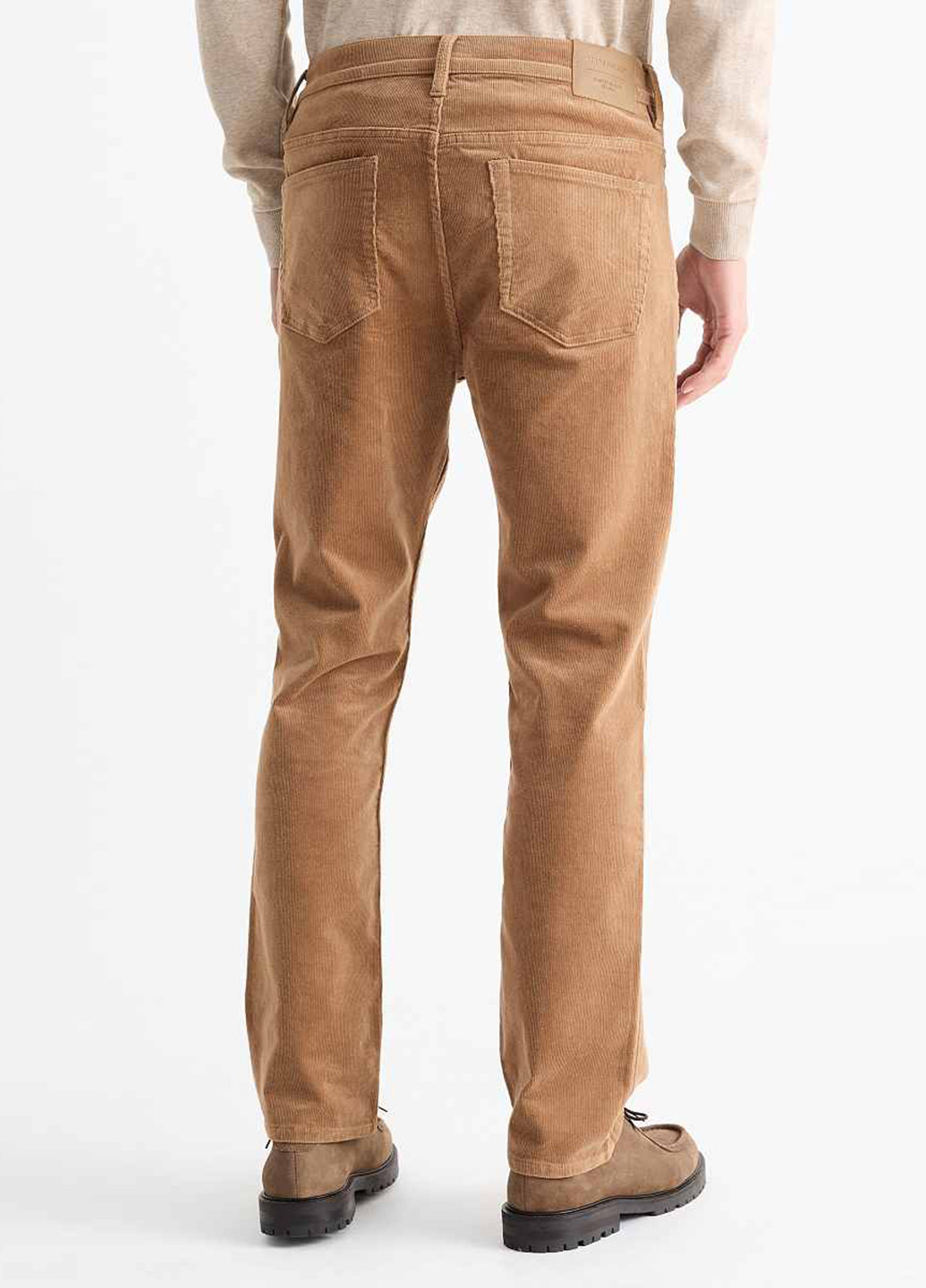 Светло-коричневые кэжуал демисезонные прямые брюки C&A