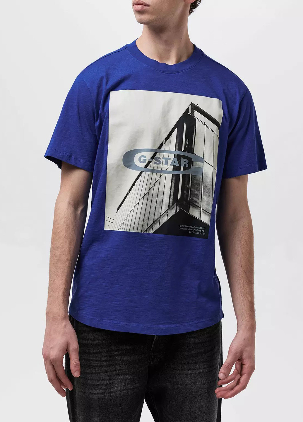 Синя футболка G-Star Raw